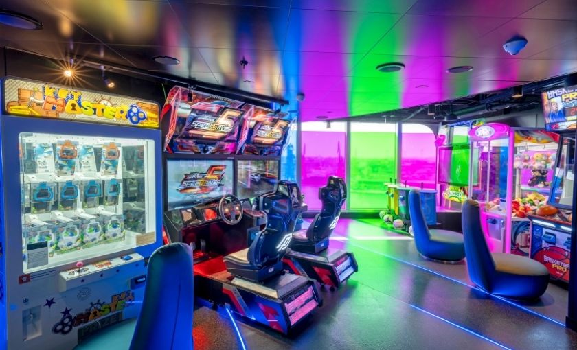 Game Hall op de MSC Seashore